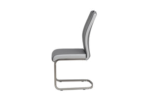 Liam Dining Chair Grey/Light Grey (Set of 2)