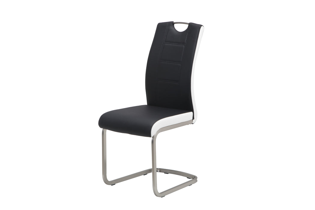 Liam Dining Chair Black/White (Set of 2)