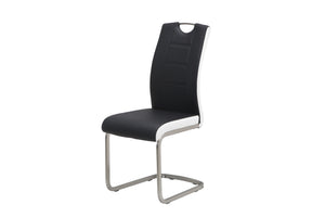 Liam Dining Chair Black/White (Set of 4)