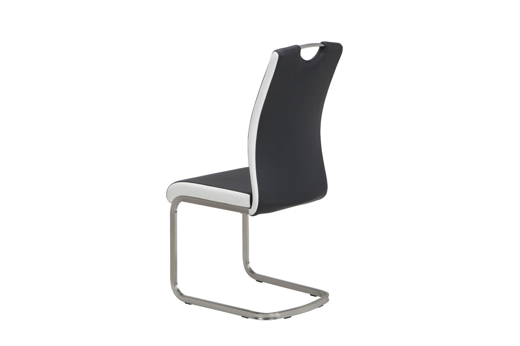 Liam Dining Chair Black/White (Set of 2)