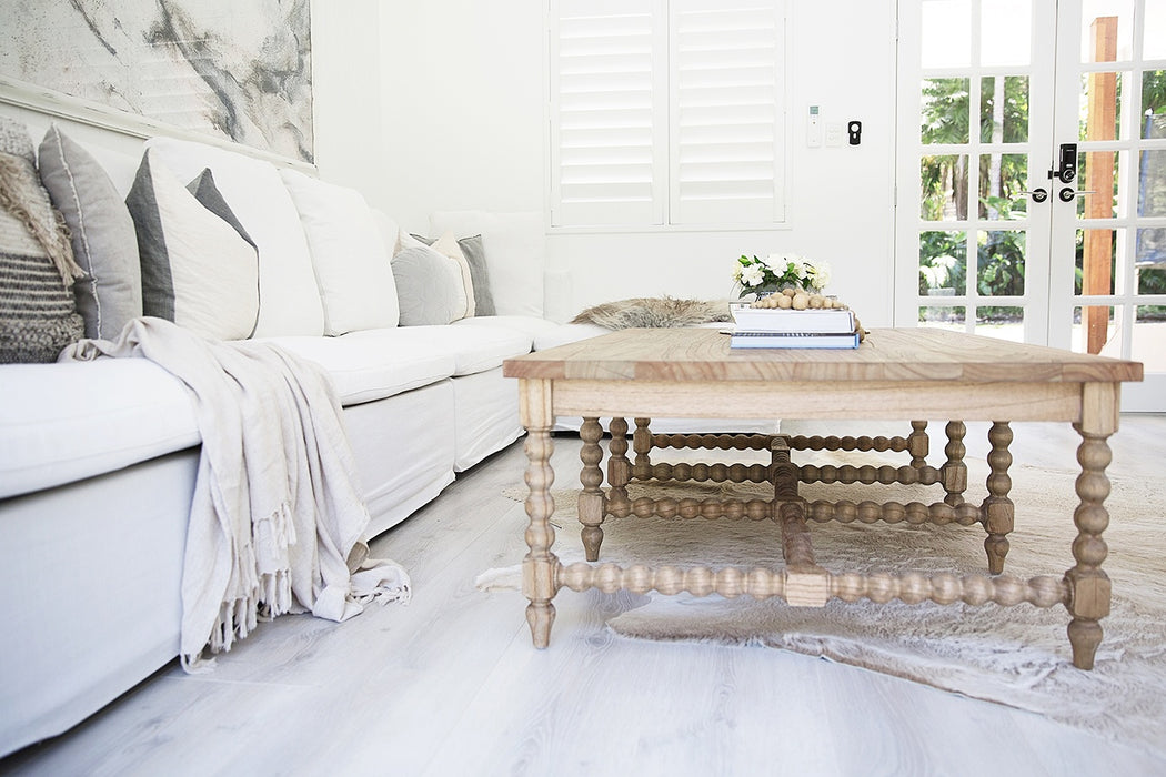 Stradbroke Bobbin Coffee Table - Plain Top