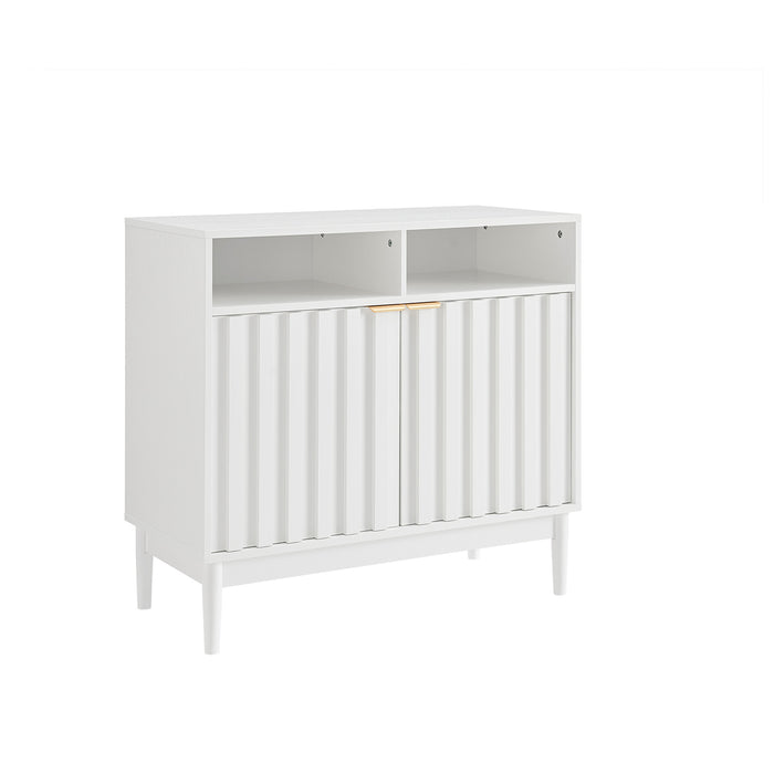 Linda 2 Door Buffet Cabinet In White