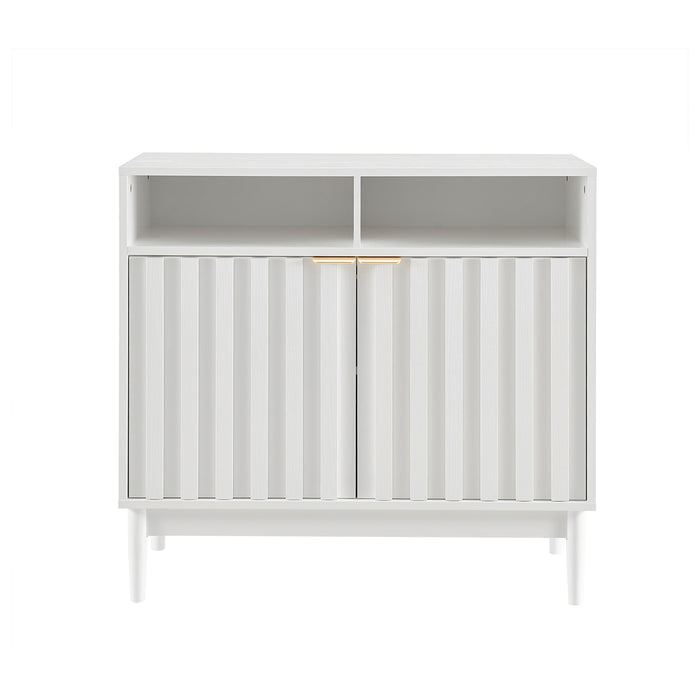 Linda 2 Door Buffet Cabinet In White