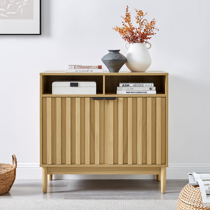 Linda 2 Door Buffet Cabinet In Natural