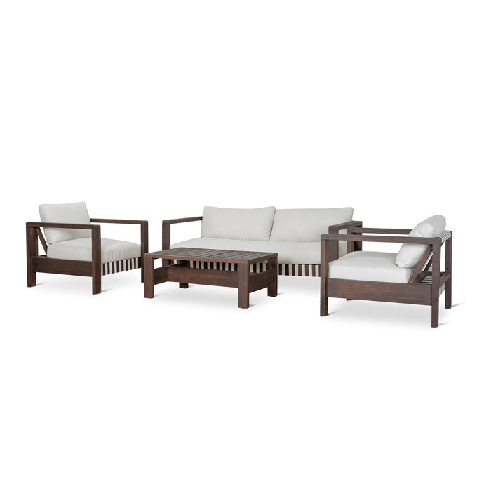 CLS10165-EM 4pcs Outdoor Lounge Set - Royal Sand