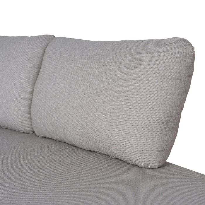 Olivan 2pcs Outdoor Corner Lounge Set - Light Brown
