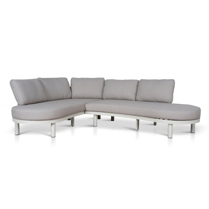 Olivan 2pcs Outdoor Corner Lounge Set - Light Brown
