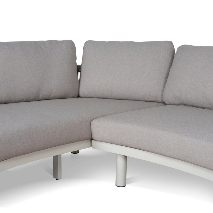 Olivan 2pcs Outdoor Corner Lounge Set - Light Brown