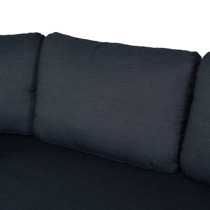 Olivan 2pcs Outdoor Corner Lounge Set - Royal Dark Grey