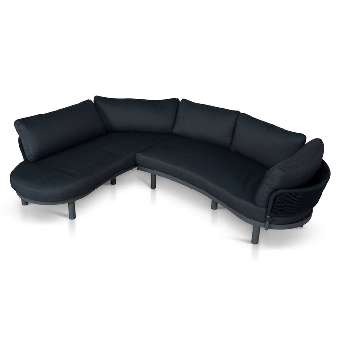 Norali Outdoor Corner Sofa - Royal Dark Grey