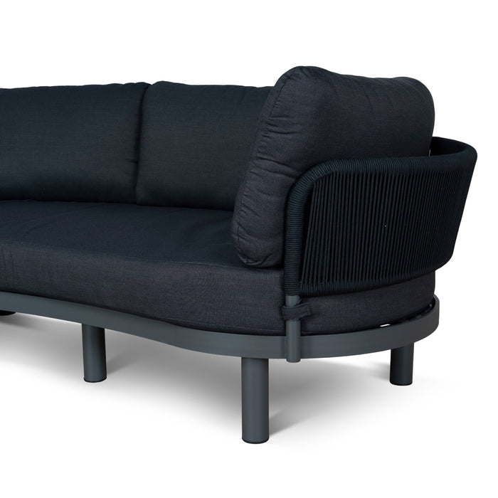 Norali Outdoor Corner Sofa - Royal Dark Grey