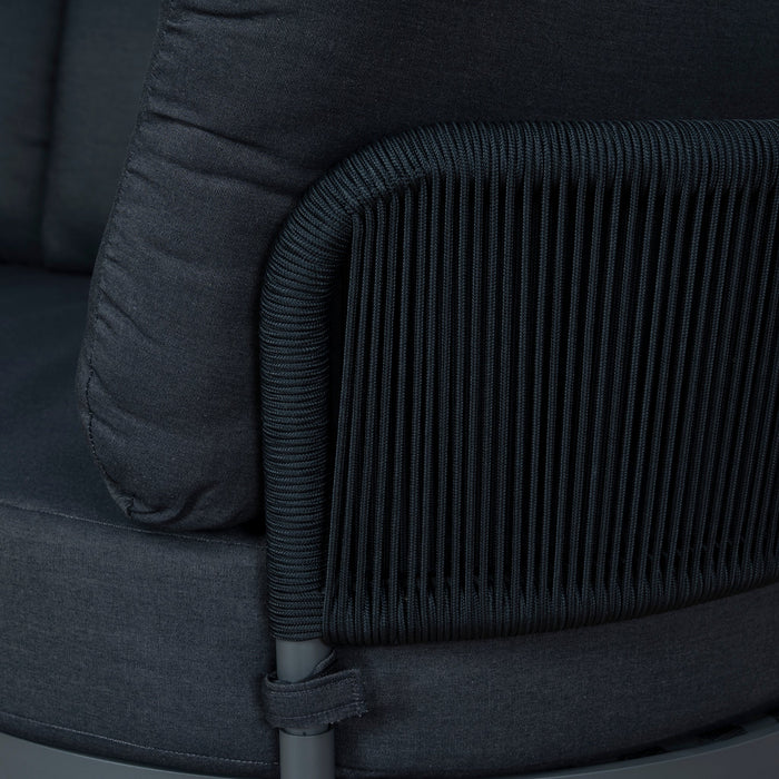 Norali Outdoor Corner Sofa - Royal Dark Grey
