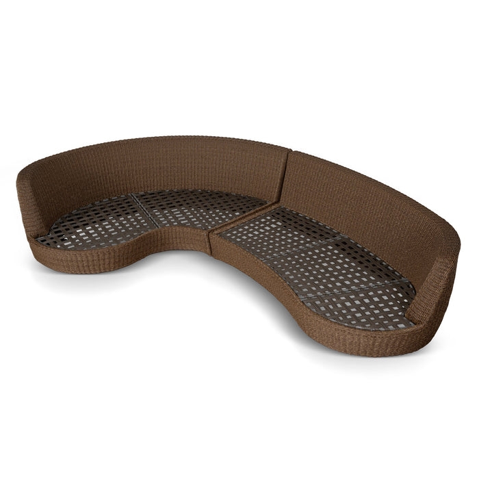 Corvina 2pcs Outdoor Corner Lounge Set - Light Brown