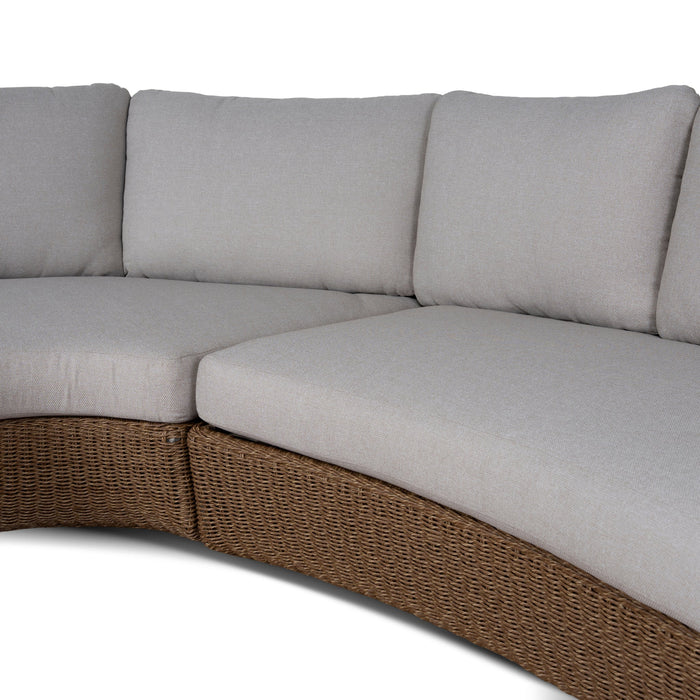 Corvina 2pcs Outdoor Corner Lounge Set - Light Brown