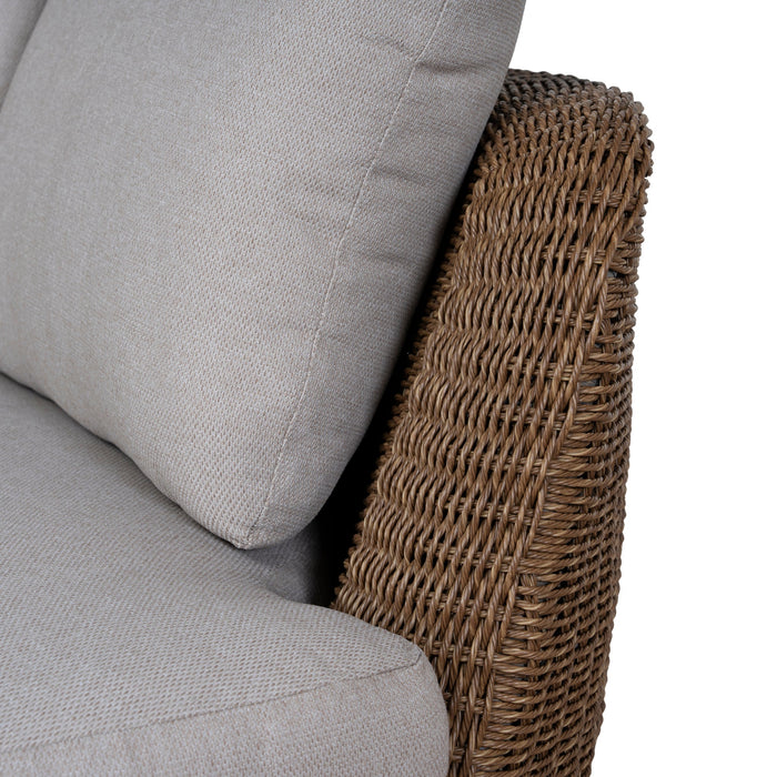 Corvina 2pcs Outdoor Corner Lounge Set - Light Brown