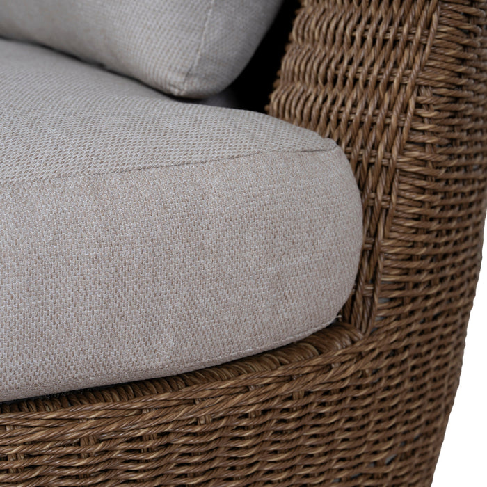 Corvina 2pcs Outdoor Corner Lounge Set - Light Brown