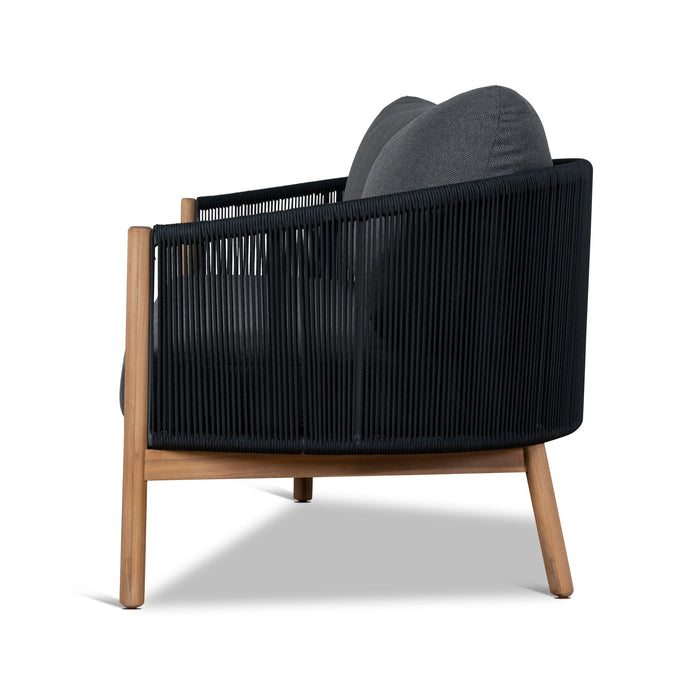 Varela 4pcs Outdoor Lounge Set - Anthracite