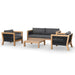 Calibre Furniture Halle 4pcs Outdoor Lounge Set