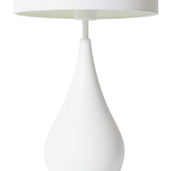 Trinity Table Lamp - White, 52cm (H)