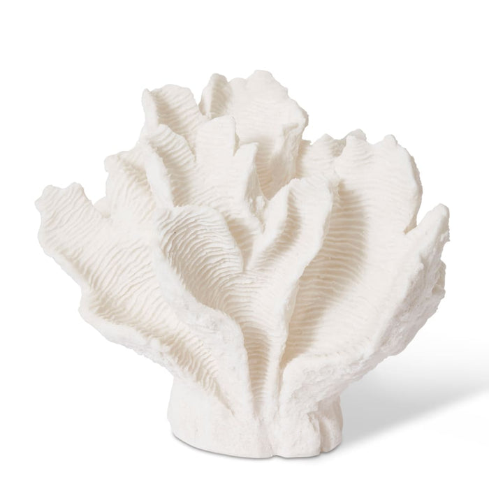 Coral Lamp Leaf - White, 30cm (H)