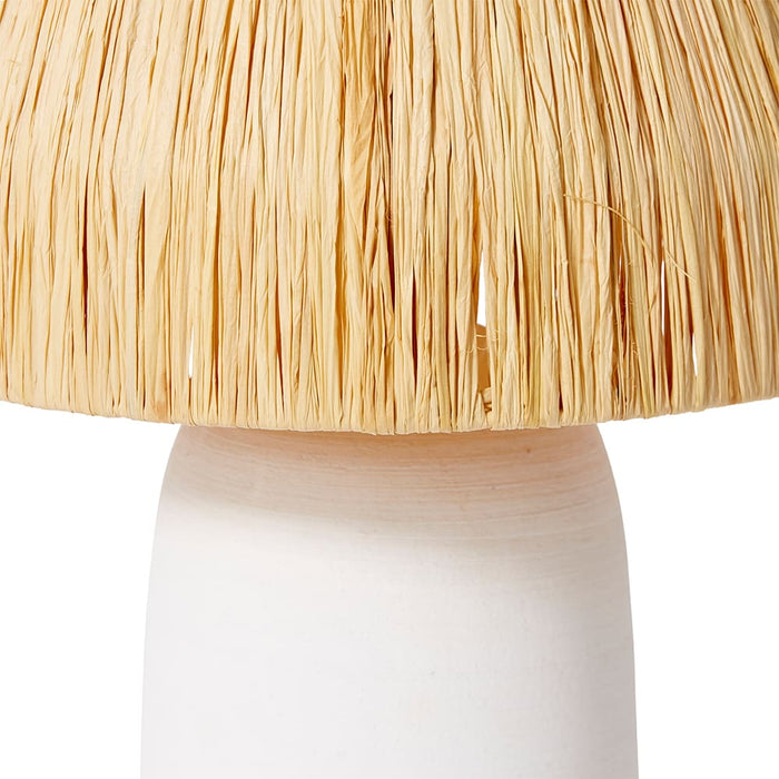 Aiyana Table Lamp - Natural/White, 40cm (H)
