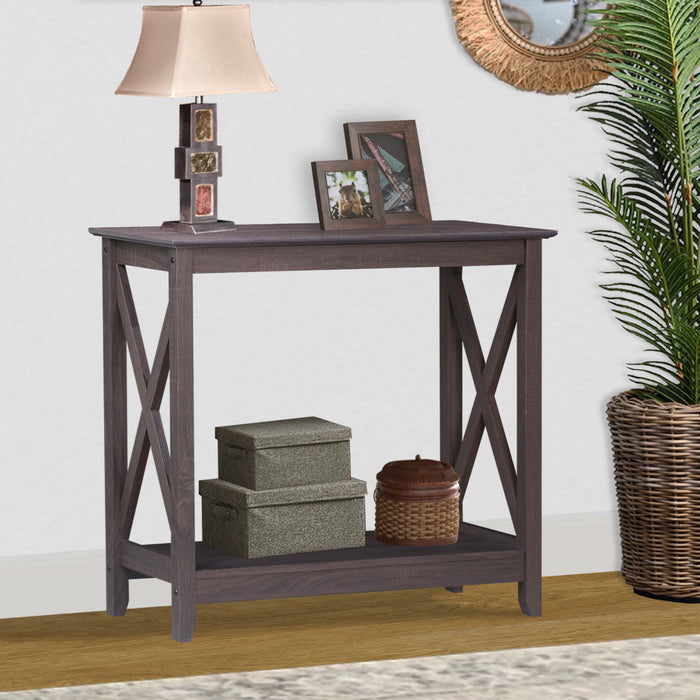 Coastal Console Table - Walnut