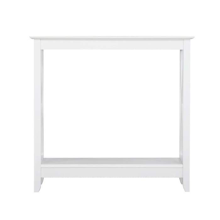 Coastal Console Table - White