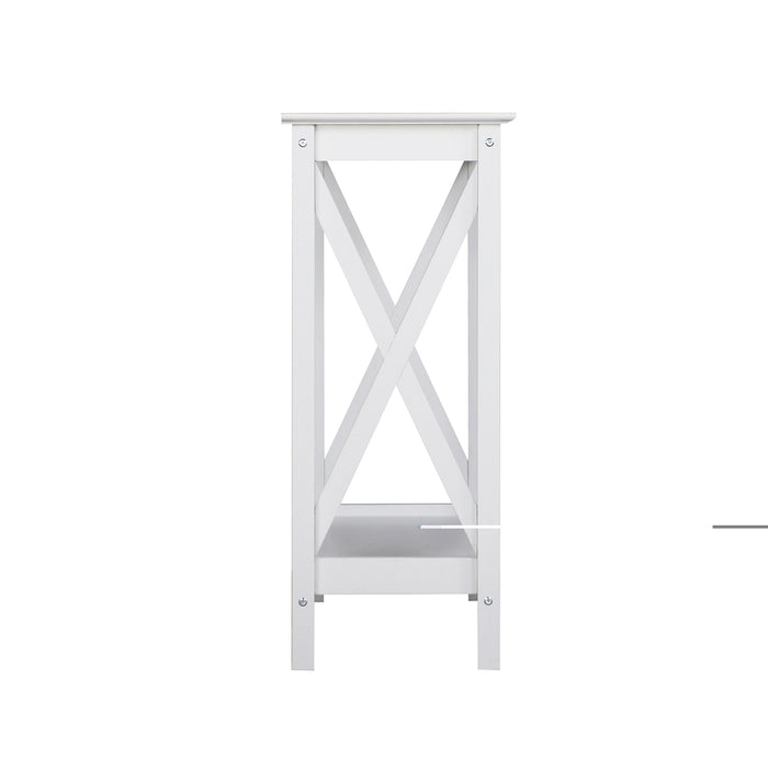 Coastal Console Table - White