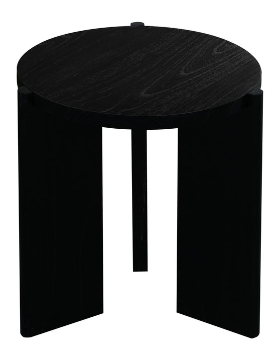 Apollo Round Side Table (Black)
