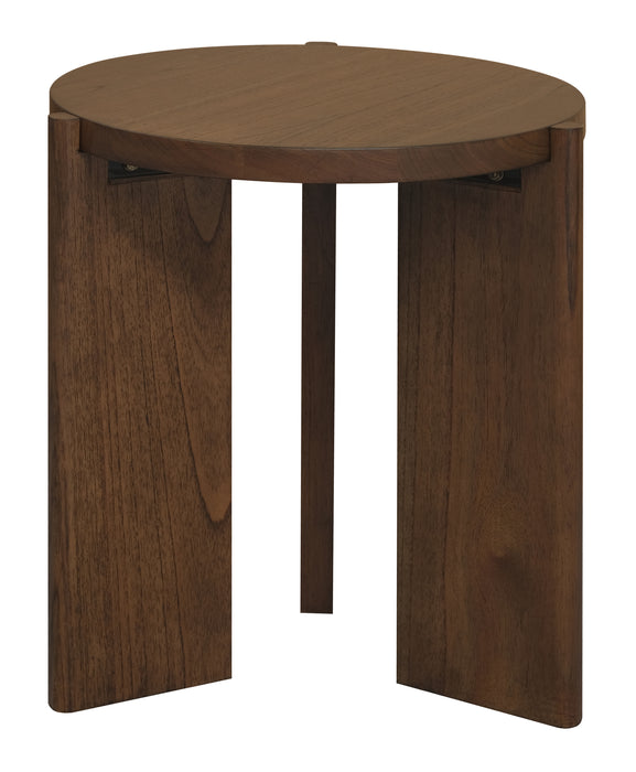 Apollo Round Side Table (Walnut)
