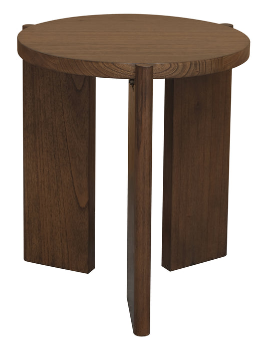 Apollo Round Side Table (Walnut)