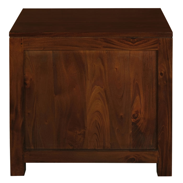 Paris 1 Drawer Lamp Table (Mahogany)