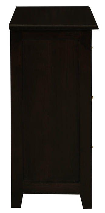 Tasmania 3 Drawer Lamp Table (Chocolate)