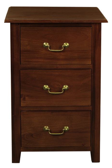 Tasmania 3 Drawer Lamp Table (Mahogany)