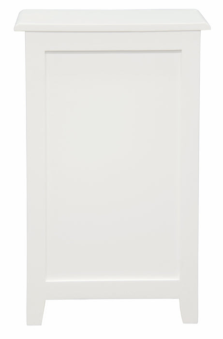 Tasmania 3 Drawer Lamp Table (White)