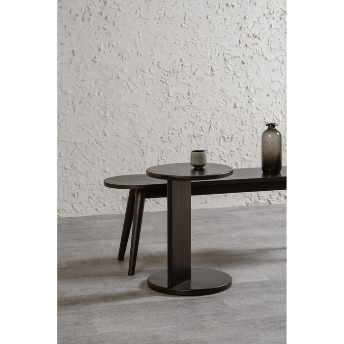 Brentwood Round Lamp Table (Black)