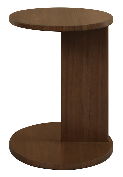 Brentwood Round Lamp Table (Walnut)