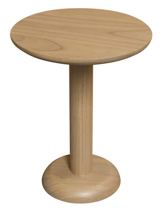 Oslo Round Lamp Table (Natural)