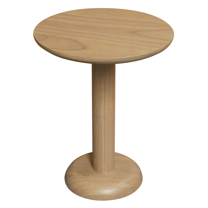 Oslo Round Lamp Table (Natural)