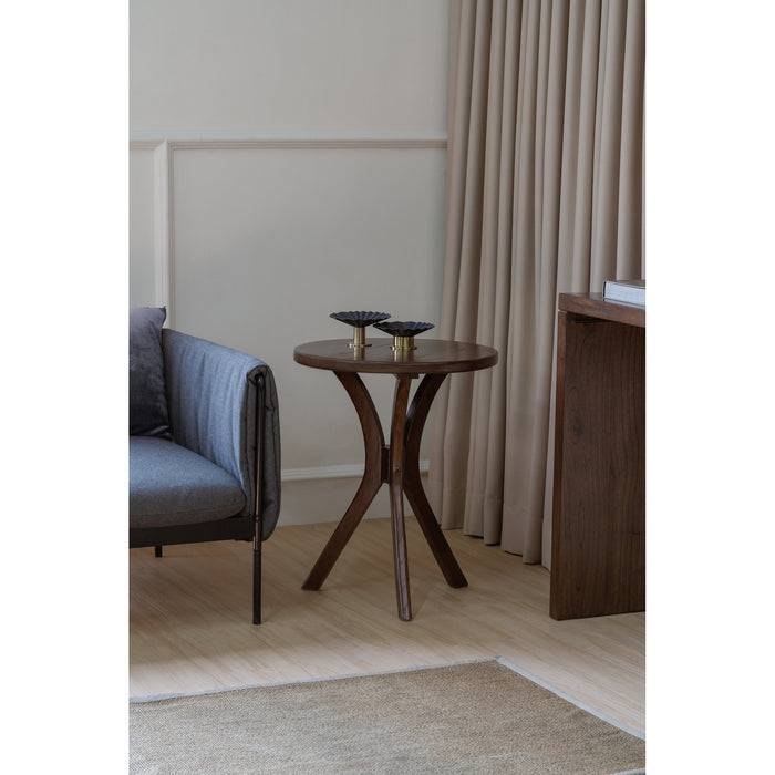 Gatsby Round Side Table - Small (Walnut)