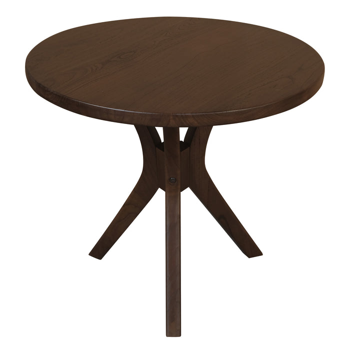 Gatsby Round Side Table - Large (Walnut)