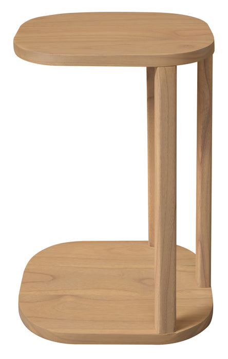 Oslo Solid Mindi Side/Laptop Table (Natural)