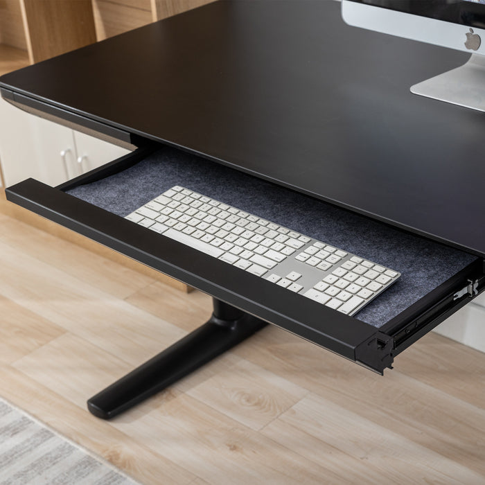 Luna 1.4M Electric Duo Motor Sit And Stand Desk In Black