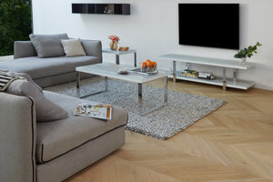 Luna TV Unit Calacatta Marble