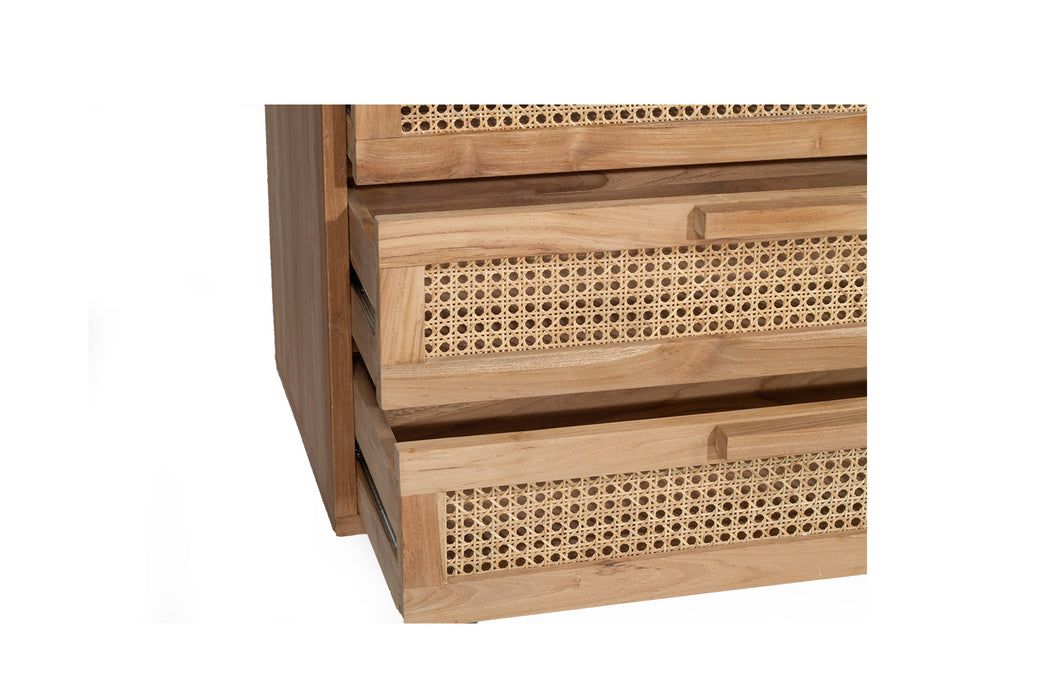 Lauren Chest of Drawers - Natural 160cm