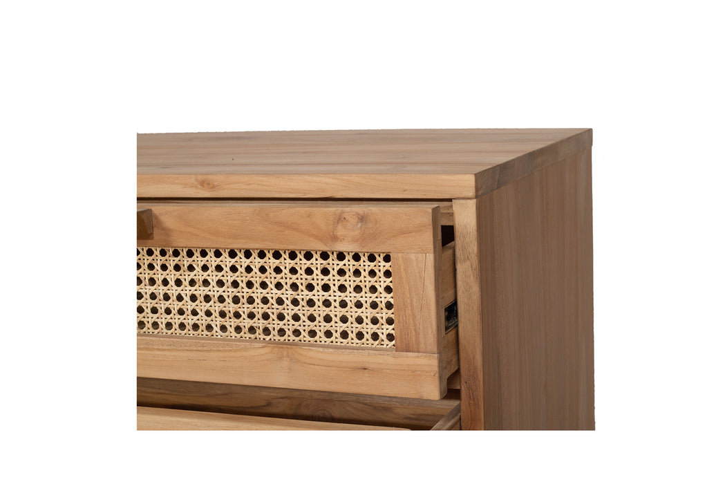 Lauren Chest of Drawers - Natural 160cm