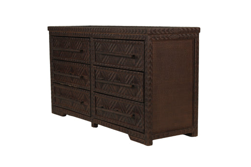 Layla Chest Of Drawers - Colonial Brown - 6 Drawer - 160cm