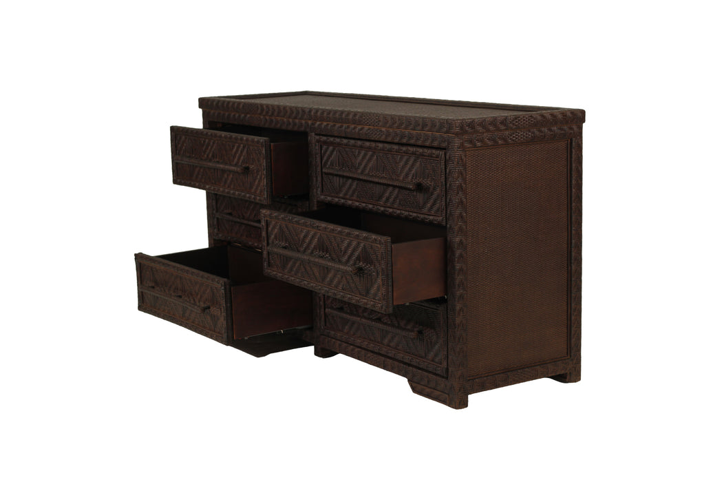 Layla Chest Of Drawers - Colonial Brown - 6 Drawer - 160cm