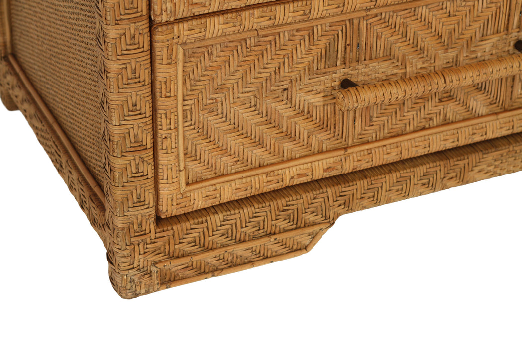 Layla Chest Of Drawers - Natural Brown Wash - 6 Drawer - 160cm