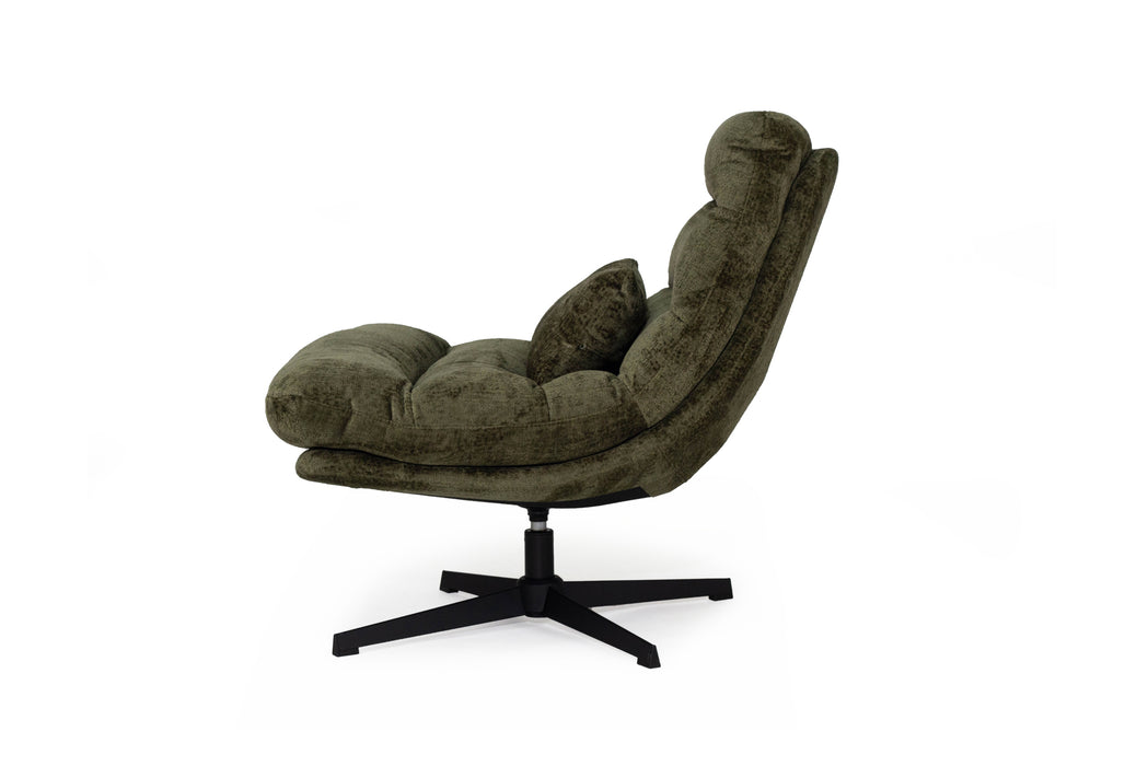 Liam Swivel Chair - Forest